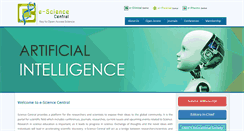 Desktop Screenshot of esciencecentral.org