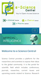 Mobile Screenshot of esciencecentral.org
